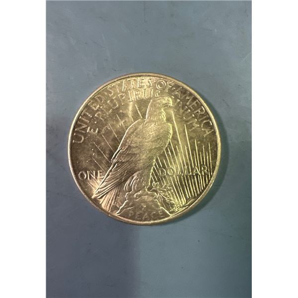1922 MS 62 Peace Silver Dollar