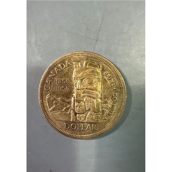 Canadian Silver Dollar British Columbia