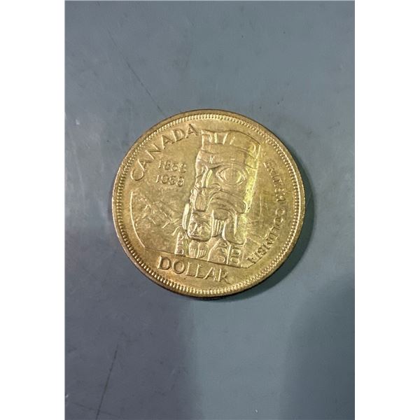 Canadian Silver Dollar British Columbia