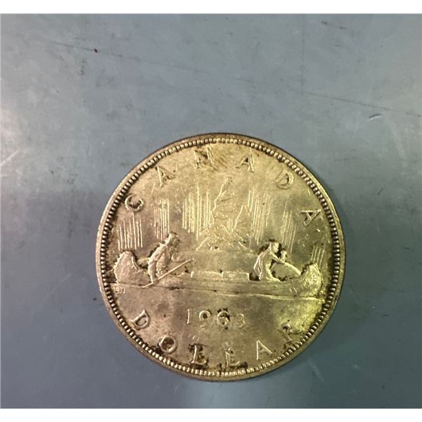 1963 Canadian Silver Dollar