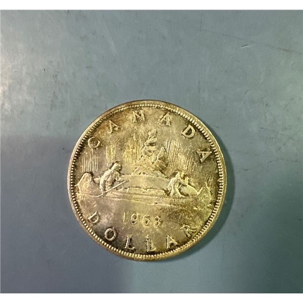 1963 Canadian Silver Dollar