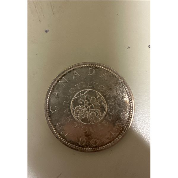 Charlottetown Canadian Silver Dollar