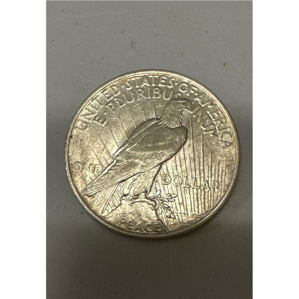1922 Peace Silver Dollar MS 60+