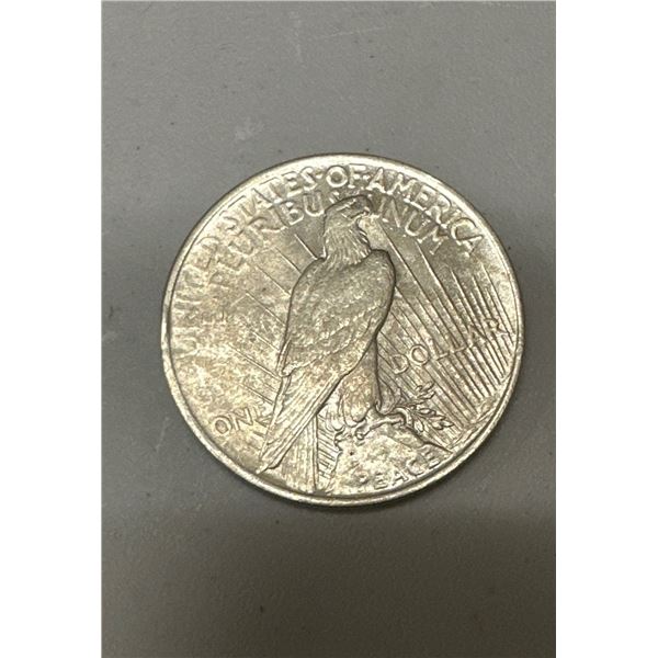 1923 Peace Silver Dollar low-grade