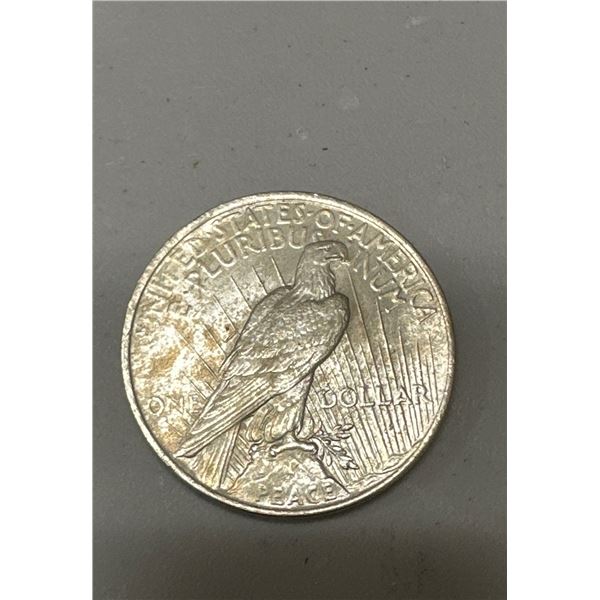 1923 MS 62 Peace Silver Dollar