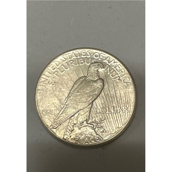 1925 MS 62 + Peace Silver Dollar