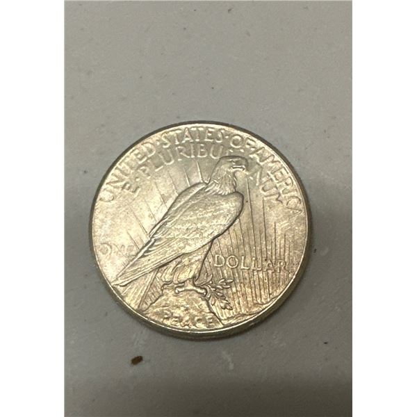 1925 MS 63 Peace Silver Dollar