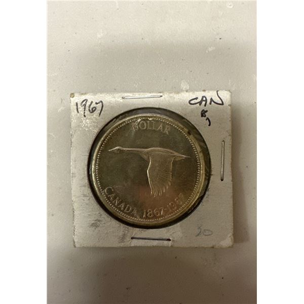 1967 Canadian Silver Dollar