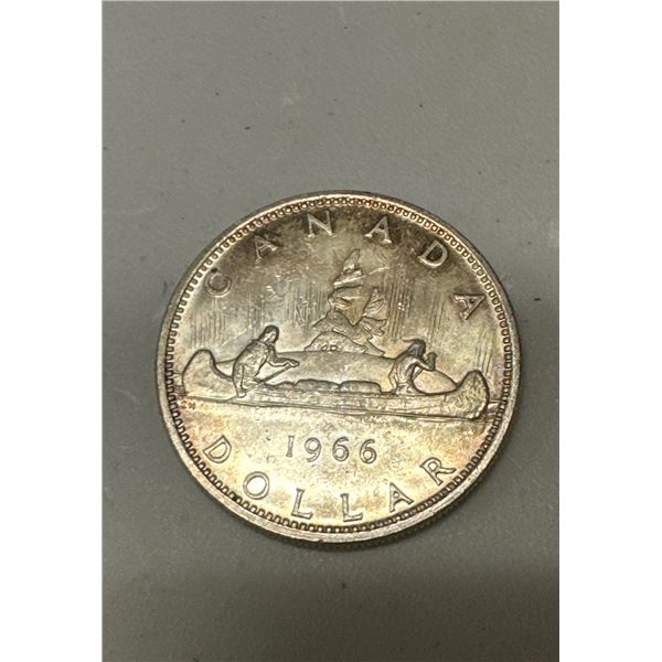 1966 Canadian Silver Dollar