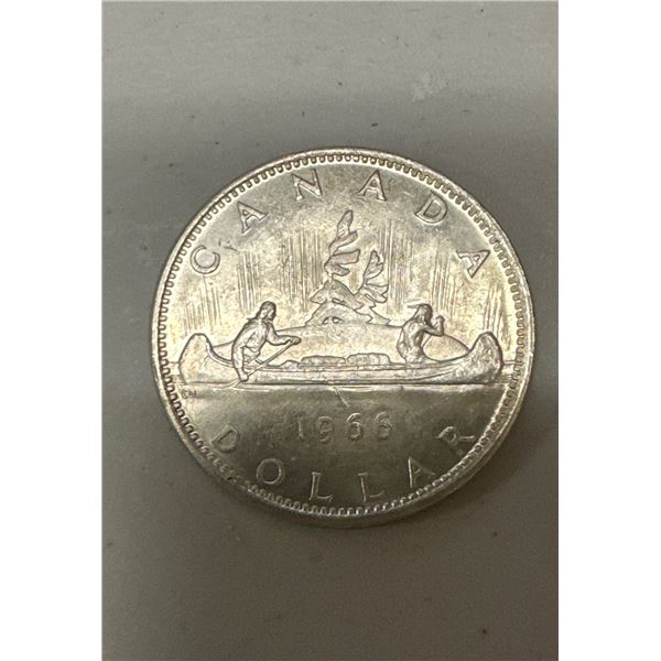 1966 Canadian Silver Dollar