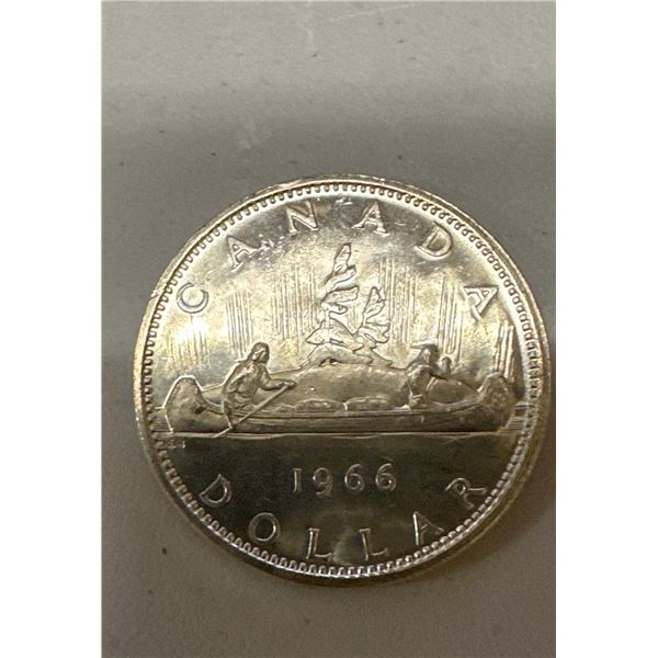 1966 Canadian Silver Dollar