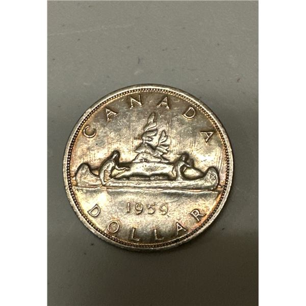 1959 Canadian Silver Dollar