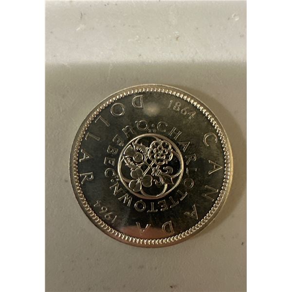 1864-1964 Charlottetown Canadian silver dollar