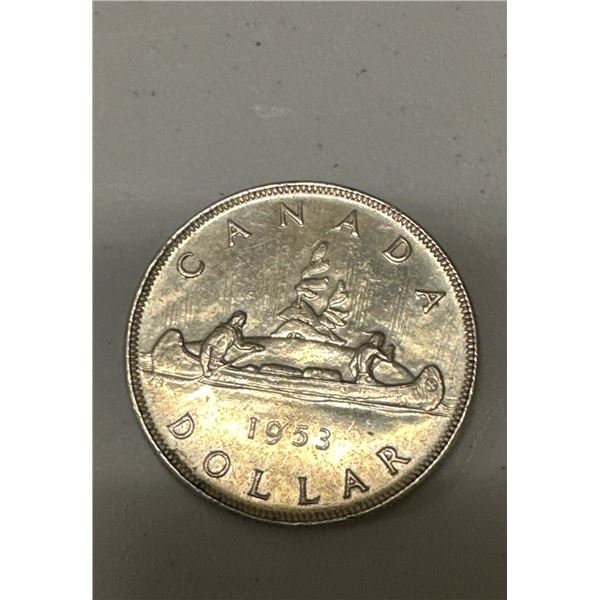 1953 Canadian Silver Dollar