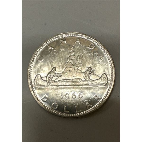 1966 Canadian Silver Dollar