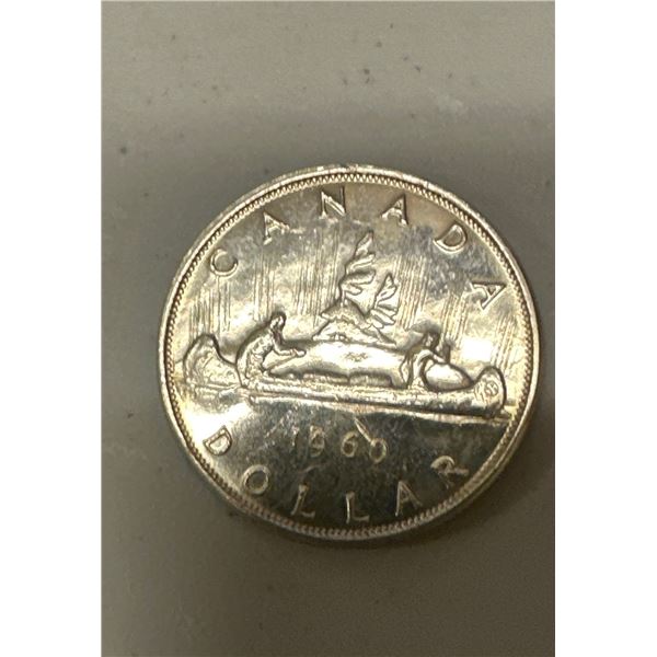 1960 Canadian Silver Dollar
