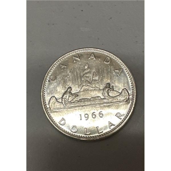 1966 Canadian Silver Dollar