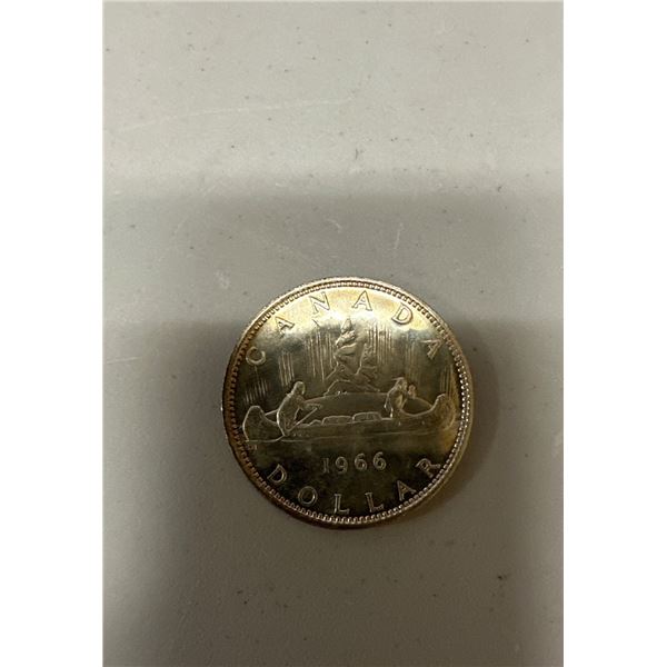 1966 Canadian Silver Dollar