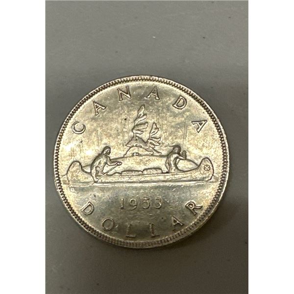 1953 Canadian Silver Dollar