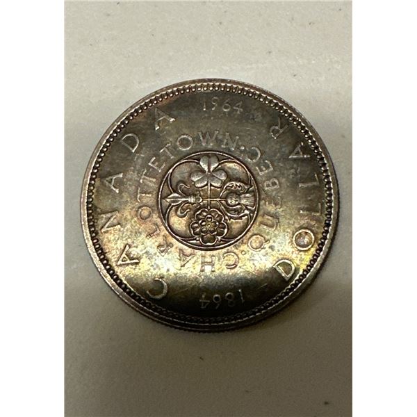 Canadian silver dollar Charlottetown