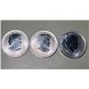 Image 2 : Lot of 3 - 2013 $5 Canadian Maple, 1oz, 0.999 Fine Silver Rounds