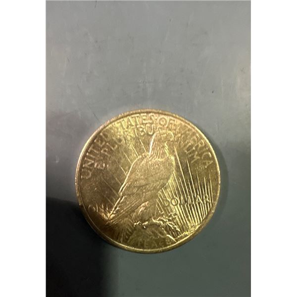 1924 USA MS63 + Peace Silver Dollar