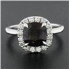 Image 8 : NEW Platinum 2.35 ctw GIA Graded Ceylon Alexandrite & Diamond Halo Engagement Ri