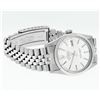 Image 3 : Rolex Mens Stainless Steel 36MM Silver Index 14K White Gold Bezel 36MM Datejust
