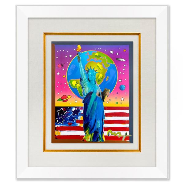 Liberty, Earth and Flag by Peter Max