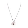 1.20 ctw Diamond Pendant And Chain - 18KT White Gold