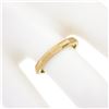 Image 3 : Antique 14k Yellow Gold 2.5mm Polished Faceted Eternity Stack Wedding Band Ring