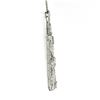 Image 4 : Antique Art Deco Platinum 4.37 ctw Old European Diamond Large Dinner Pendant Cha
