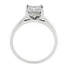Image 9 : 14k Gold 1.18 ctw GIA Princess Cut Diamond Solitaire Hidden Halo Engagement Ring