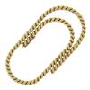 Image 3 : Verdura Vintage 14k Gold Large Substantial Twisted Braided Gold Wire Money Clip