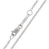 Image 7 : 18K White Gold 0.35 ctw Diamond Flower Slide Pendant w/ Cable Chain Necklace