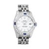 Image 1 : Rolex Ladies New Style Sapphire Quickset White Index White Gold Sapphire Diamond