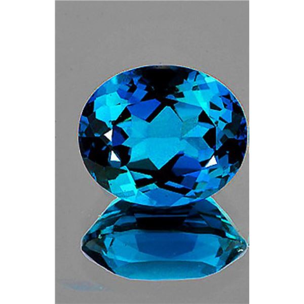 Natural London Blue Topaz [Flawless-VVS]