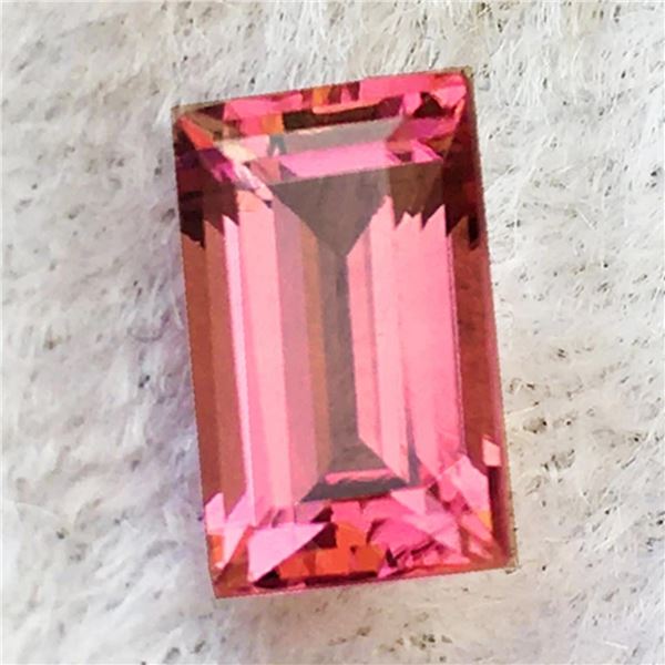 Natural Padparadscha Pink Tourmaline  {Flawless-VVS1}