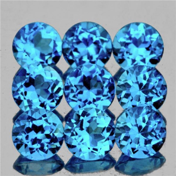 Natural Swiss Blue Topaz {Flawless-VVS1}