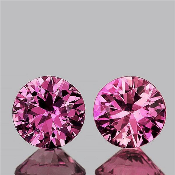 Natural Purple Pink Burma Spinel Pair [Flawless-VVS]