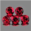Image 1 : Natural Red Burma Spinel 5 Pcs [VVS]
