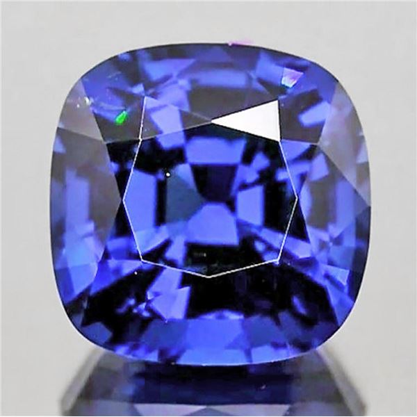 Natural Cushion Blue Sapphire [Flawless-VVS]