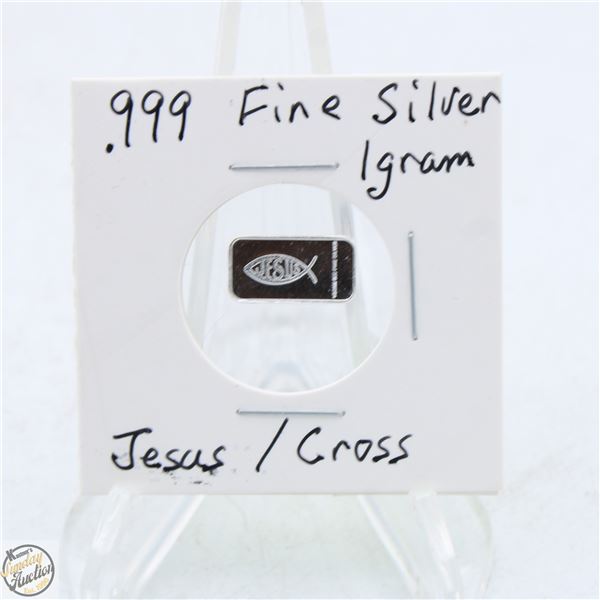 #3579- CANADIAN .999 FINE SILVER 1 GRAM TOKEN