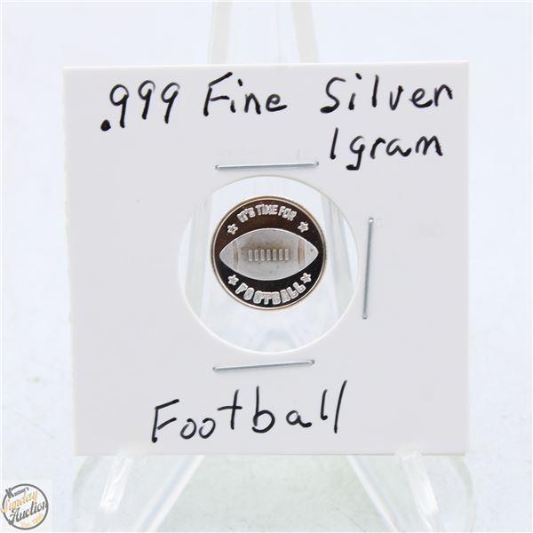 #3576- CANADIAN .999 FINE SILVER 1 GRAM TOKEN