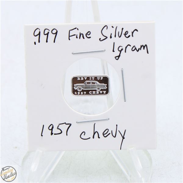 #3573- CANADIAN .999 FINE SILVER 1 GRAM TOKEN