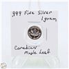Image 1 : #3570-CANADIAN .999 FINE SILVER 1 GRAM WITH