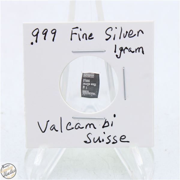 #3577- CANADIAN .999 FINE SILVER 1 GRAM TOKEN