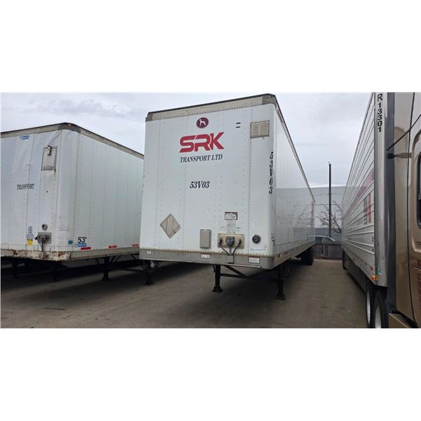 REPO: 2016 GREAT DANE 53' DRY VAN TANDEM