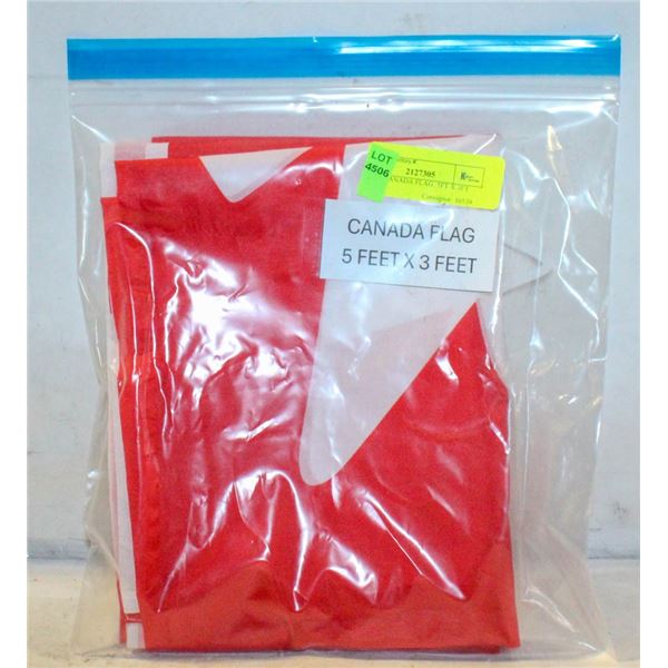 2 FLAGS - CANADA FLAGS, 3FT X 2FT AND  3FT X 2FT