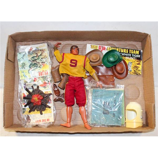 VINTAGE G.I. JOE WITH ACCESSORIES-ESTATE